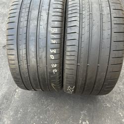 2. Tires. 315. 30. 22. Pirelli Pzero