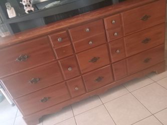 Dresser with mirror available