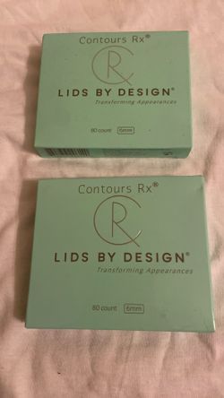 Contours RX Lids By Design Eyelid Correcting Lift Strips 80 Count 6mm - New
