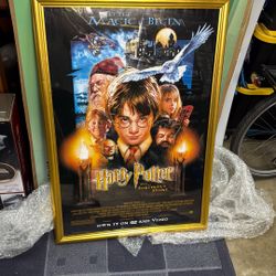 Harry Potter Framed Movie Poster 30 X43 New