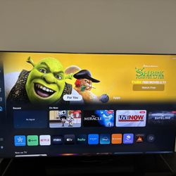 85” Samsung 4K TV + VIZIO Surround Sound + Modern TV Stand -  Can Be Sold Separately OR Bundle Deal)