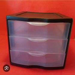 🎆 DESK TOP 3 DRAWER STORAGE. GREAT CONDITION