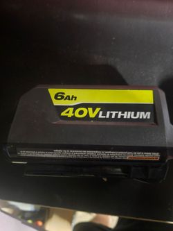 Ryobi 6ah battery