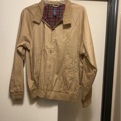 IZOD Jacket Large Tan 