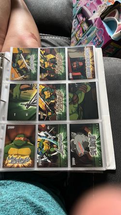 2003 Fleer TMNT Series 1 Trading Card Lot - Leonardo, Michelangelo, Splinter Base