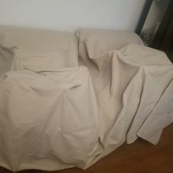 New Modern Red Leather Swivel Chairs and Ottomans