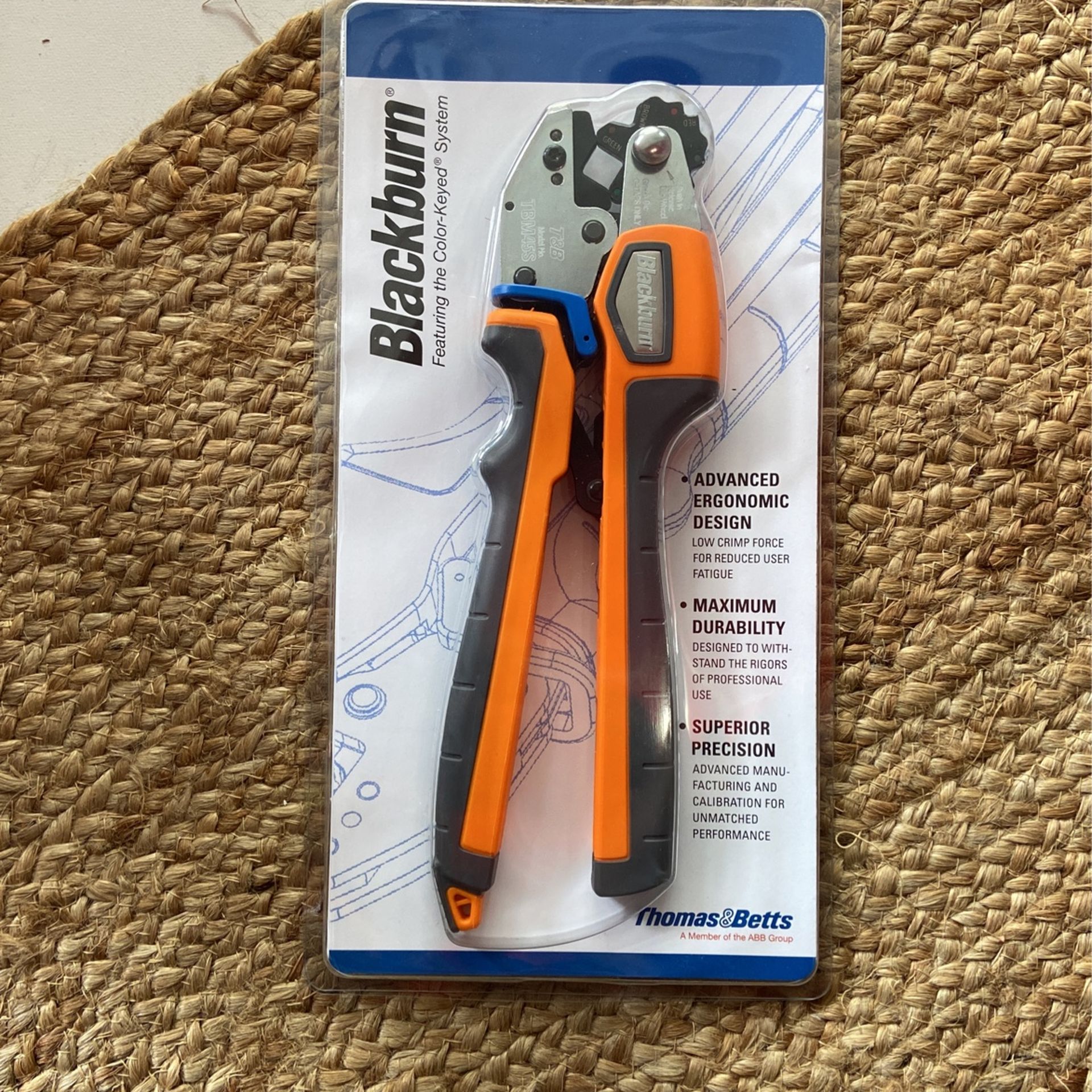Blackburn Featuring The Color-Keyed System Comfort Crimp compression Tool PRICE IS FIRM