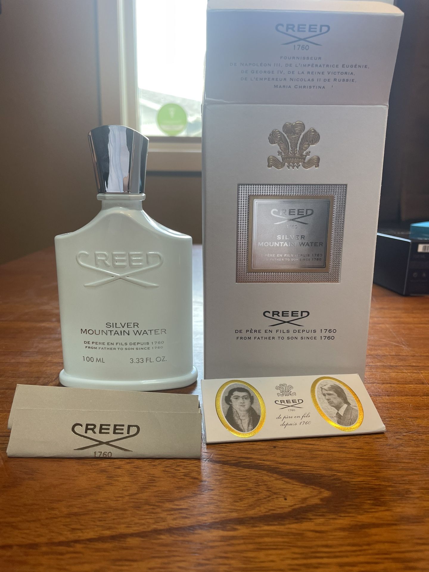 Creed mens 3.3 oz cologne silver mountain water