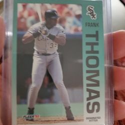Frank Thomas 1992 Fleer Baseball Cards 