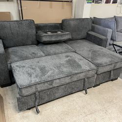 Sofa Sleeper W/ Storage & USB