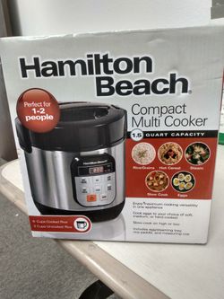 Compact Multi Cooker Hamilton Beach