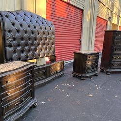 Marble Too Queen Bedroom Set 