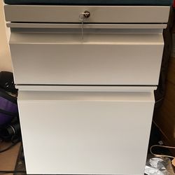 New Four Wheel 2 Drawer File Cabinet