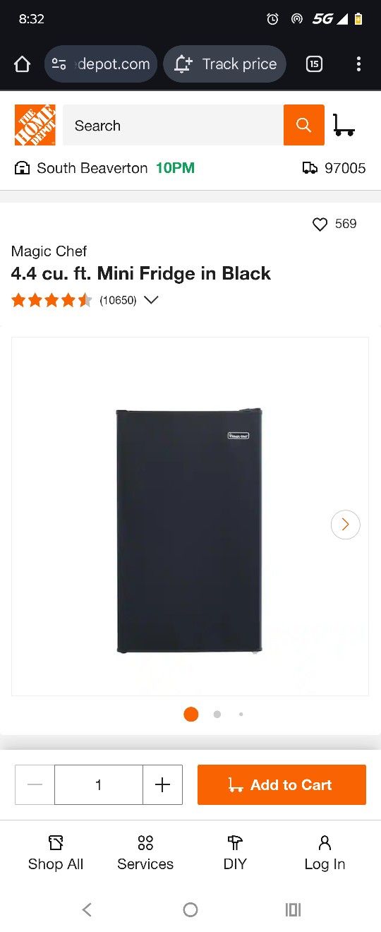 MasterChef Mini fridge