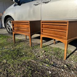 Vintage Lane Walnut Nightstands