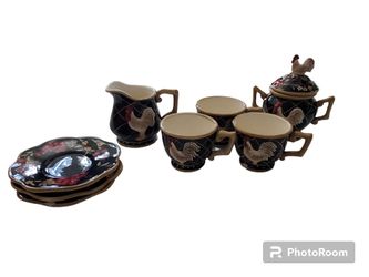 Set Tea  [rooster design]