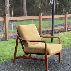 Mid Century Model 117 Teak  Chair by Tove & Edvard Kindt-Larsen for France & Daverkosen, 1960s