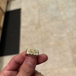10k Gold Nugget Ring