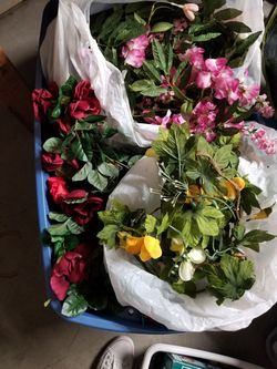 Silk flowers