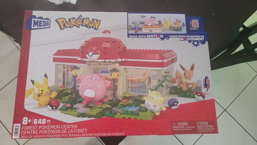 Mega forest pokemon center building set