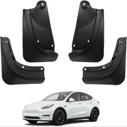 Mud Flaps for 2020-2024 Tesla Model Y Splash Guards No Drilling