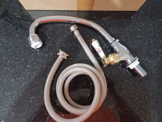 Brand New Outdoor Brass & Stainless Steel Garden/Utility Sink Faucet – Heavy Duty – Metal Construction