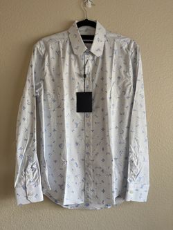 Bnwt Louis Vuitton Monogram Button Up Dress Shirt