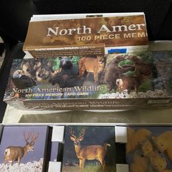 North America Wildlife Memory Card Game