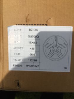 Rims / Mercedes 18’