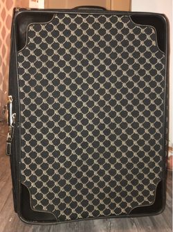 Lauren Ralph Lauren Monogram Rolling Suitcase