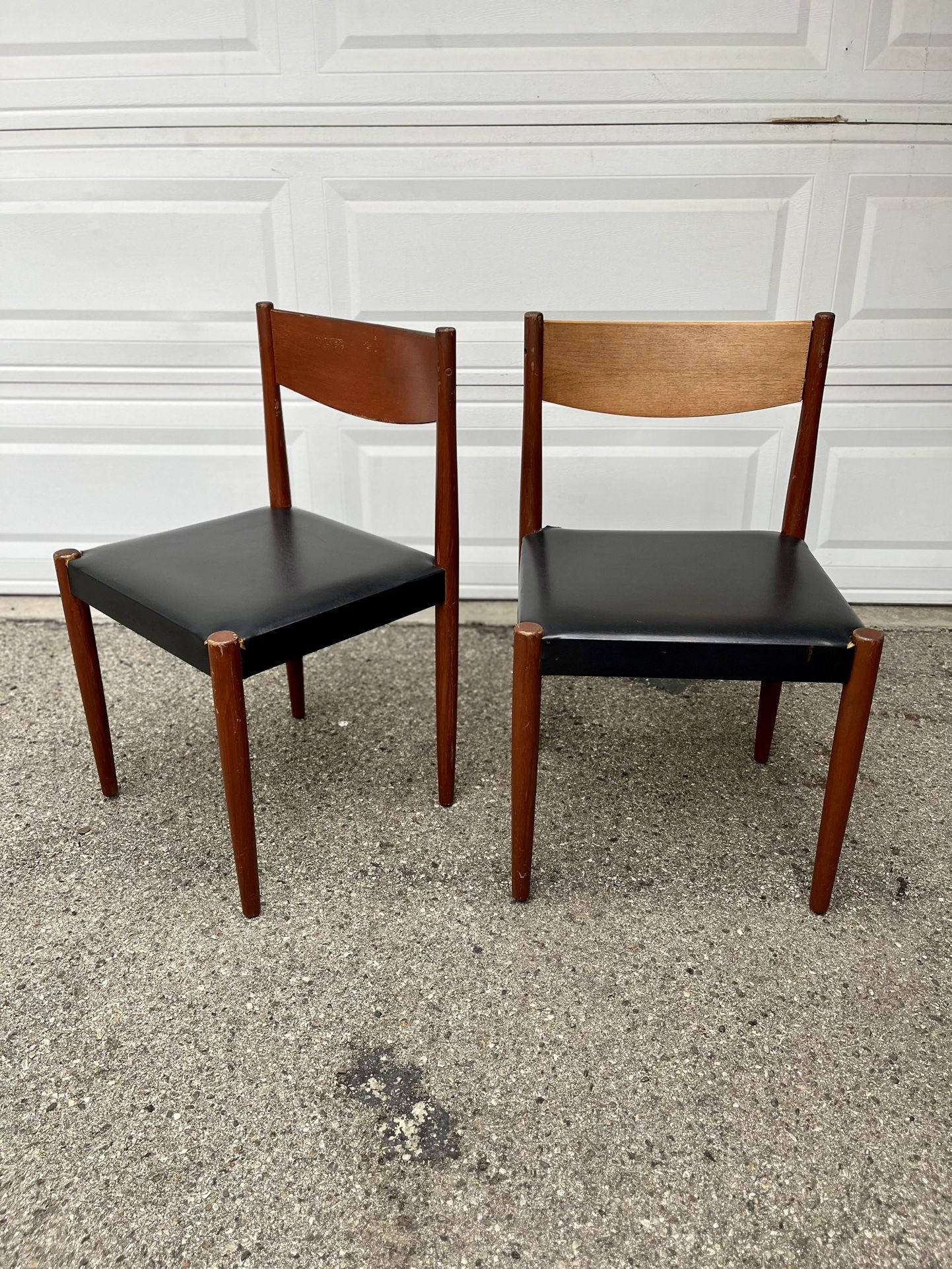 Danish Teak Dining Chair Pair for Frem Rojle