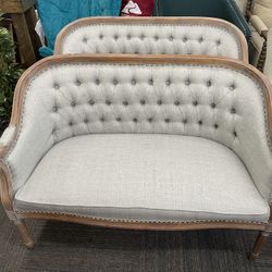 New Tufted Loveseat Each $349
