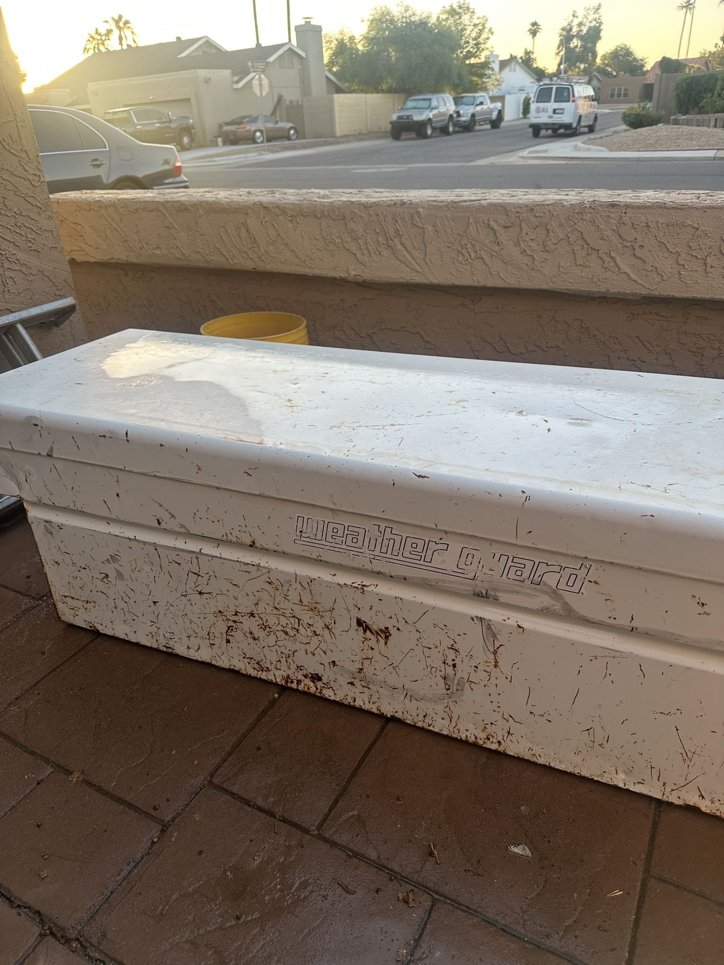 Weather Guard Saddle Pickup Truck Tool Box 