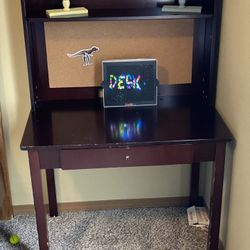 wooden children's desk