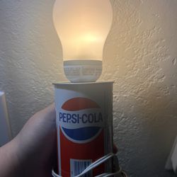 Vintage Pepsi Can Lamp 