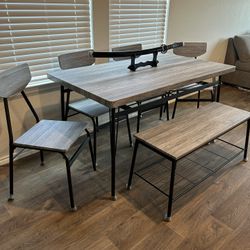 6 Seater Table & Chairs 