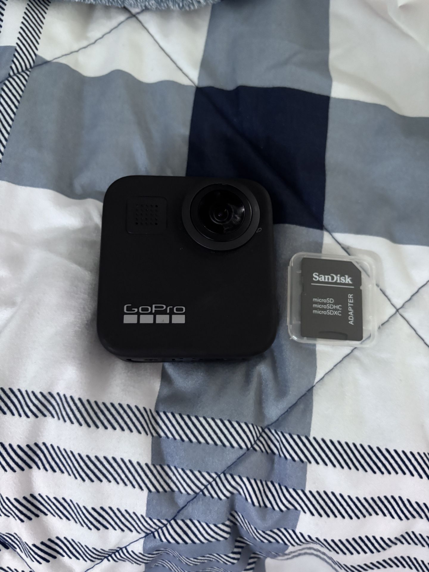 GO PRO MAX + NEW SD CARD 256 GB