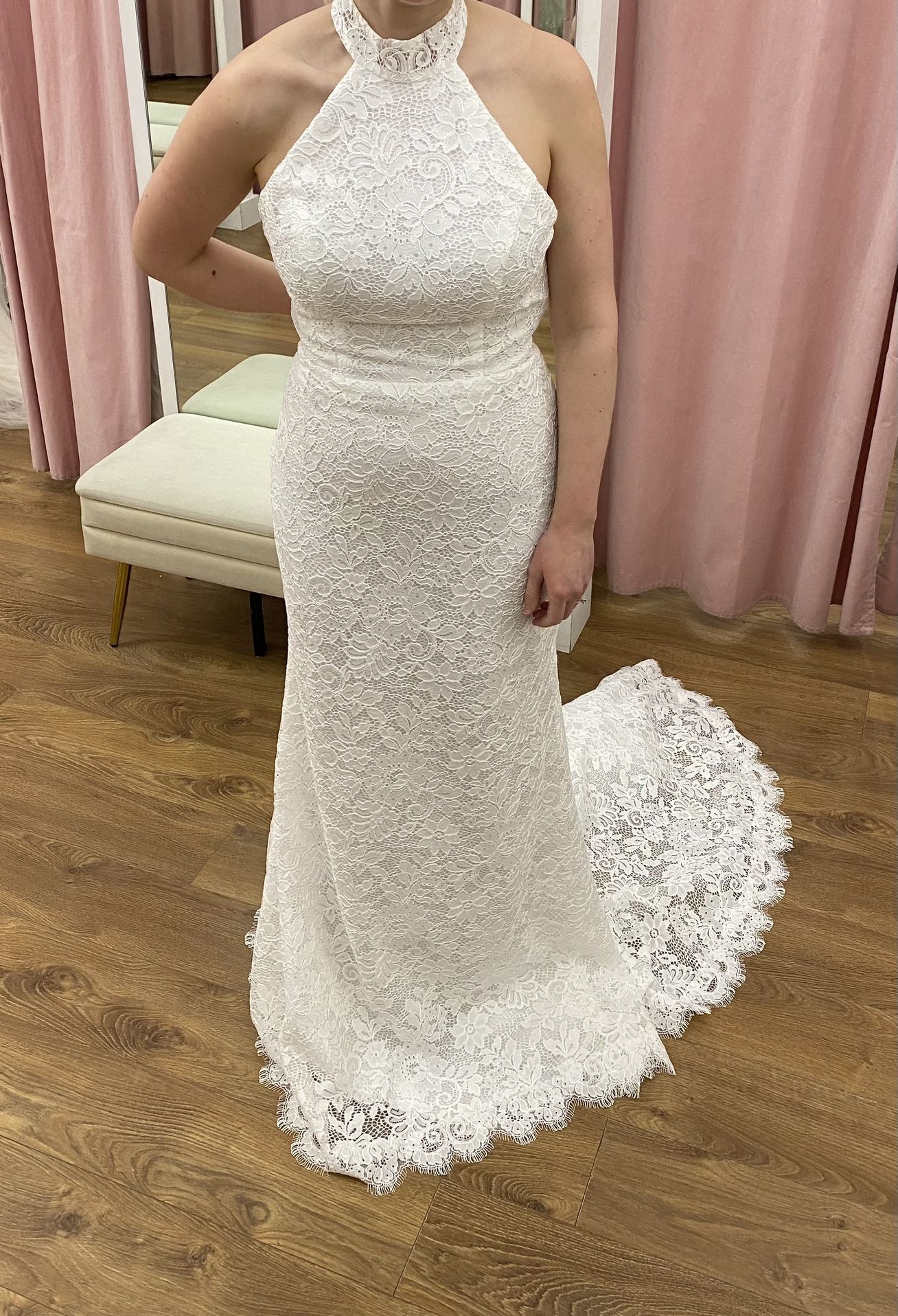 Wedding Dress - Emmy Mae Bridal “Indigo” Size 10, Veil & Dress Bag