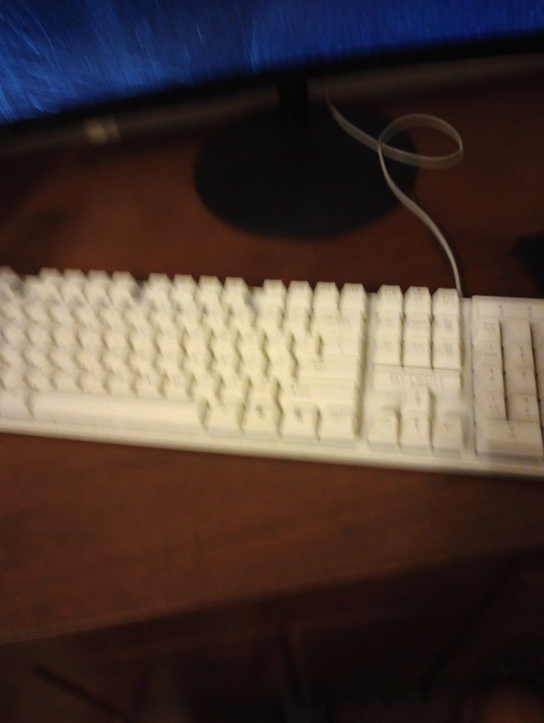 White LED keyboard