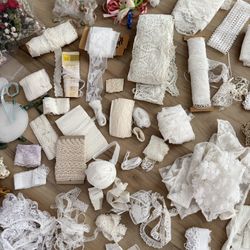 Lace, Fabric Lot