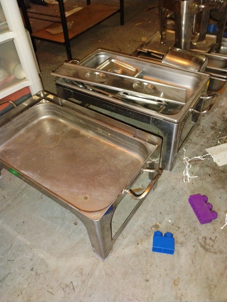 Stainless Steel Sterno Trays 