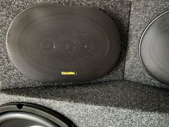 Coustic 694C 6 inch x 9 inch 4-Way 50W RMS 4 Ohm Coaxial Speaker Pair