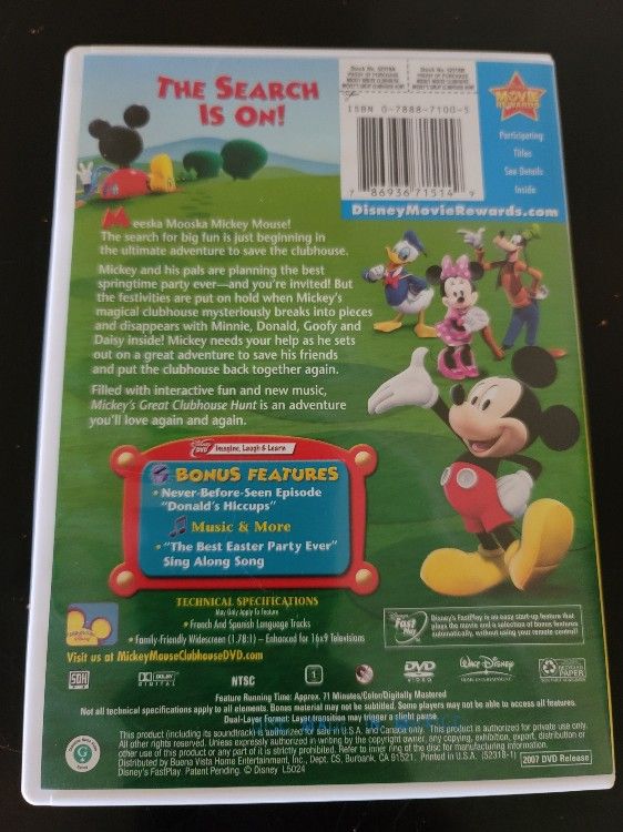 Mickey Mouse Clubhouse DVD's for Sale in Wildomar, CA - OfferUp