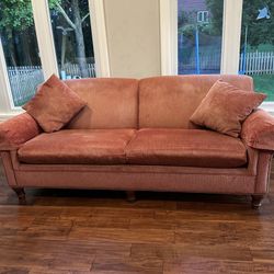 Red Stickley couch