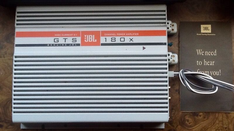 JBL GTS 180X Automotive 2/1 Channel Power Amplifier