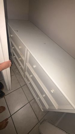White dresser