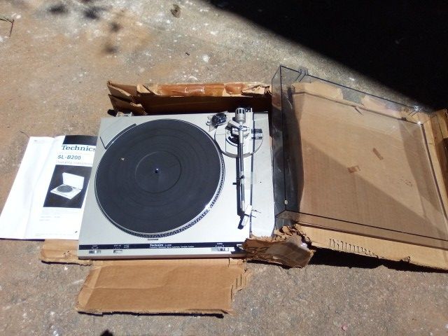 Technics Sl-b200 Silver Turntable