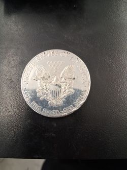One Troy Oz silver American dollar cojn