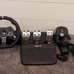 Xbox one S 1TB and g920 wheel pedals and shifter and wheel and pedal stand