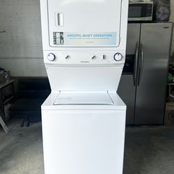 Washer And Dryer Stackable 27” Frigidaire (FREE DELIVERY & INSTALLATION) 